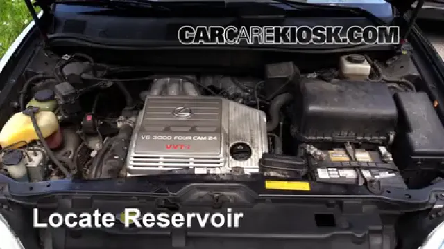 2003 Lexus RX300 3.0L V6 Líquido limpiaparabrisas Agregar líquido